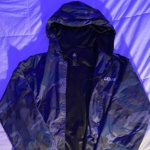 Active Ride Shop Blue Camo Windbreaker